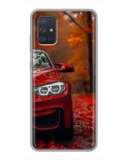 Чехол для Samsung Galaxy A72 с картинкой «Осенняя BMW M4» Чехол для Samsung Galaxy A72 с картинкой «Осенняя BMW M4»