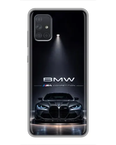 Чехол для Samsung Galaxy A72 с картинкой «BMW сквозь ночной город» Чехол для Samsung Galaxy A72 с картинкой «BMW сквозь ночной город»