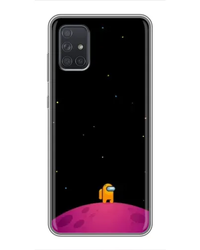 Чехол для Samsung Galaxy A72 с картинкой «Одинокий герой на планете» Чехол для Samsung Galaxy A72 с картинкой «Одинокий герой на планете»