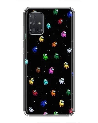 Чехол для Samsung Galaxy A72 с картинкой «Экипаж Among Us» Чехол для Samsung Galaxy A72 с картинкой «Экипаж Among Us»