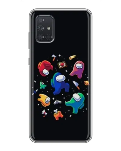 Чехол для Samsung Galaxy A72 с картинкой «Among Us космос» Чехол для Samsung Galaxy A72 с картинкой «Among Us космос»