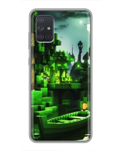 Чехол для Samsung Galaxy A72 с картинкой «Minecraft лесной пейзаж» Чехол для Samsung Galaxy A72 с картинкой «Minecraft лесной пейзаж»