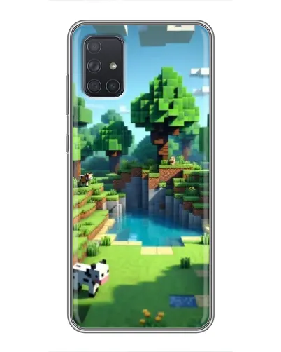 Чехол для Samsung Galaxy A72 с картинкой «Minecraft летний день» Чехол для Samsung Galaxy A72 с картинкой «Minecraft летний день»