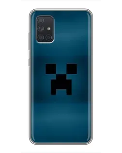Чехол для Samsung Galaxy A72 с картинкой «Крипер текстура» Чехол для Samsung Galaxy A72 с картинкой «Крипер текстура»