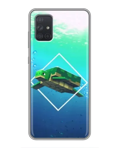 Чехол для Samsung Galaxy A72 с картинкой «Черепаха Minecraft» Чехол для Samsung Galaxy A72 с картинкой «Черепаха Minecraft»