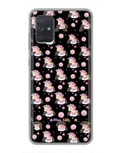 Чехол для Samsung Galaxy A72 с картинкой «Magic Unicorn паттерн»