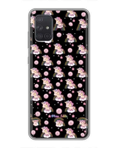 Чехол для Samsung Galaxy A72 с картинкой «Magic Unicorn паттерн»