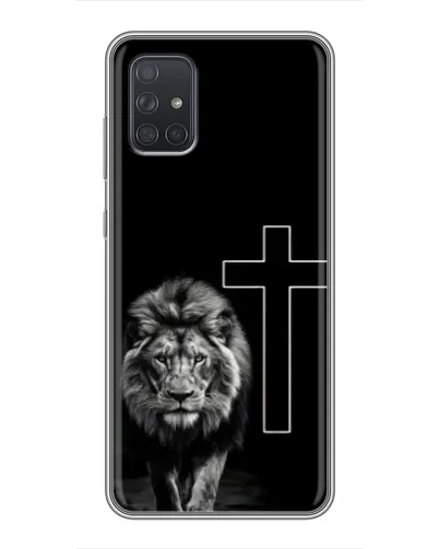 Чехол для Samsung Galaxy A72 с картинкой «Лев и Крест» Чехол для Samsung Galaxy A72 с картинкой «Лев и Крест»