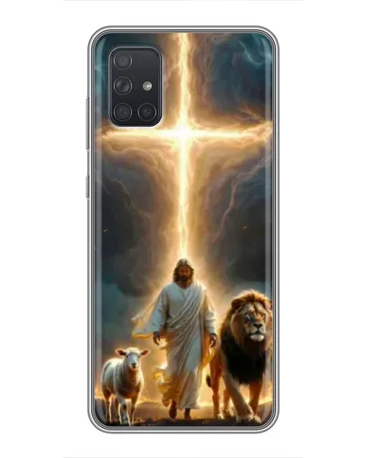 Чехол для Samsung Galaxy A72 с картинкой «Лев Иуды и Свет» Чехол для Samsung Galaxy A72 с картинкой «Лев Иуды и Свет»