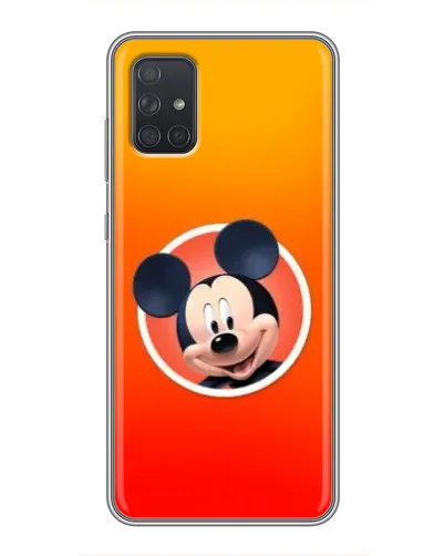 Чехол для Samsung Galaxy A72 с картинкой «Mickey в круге»
