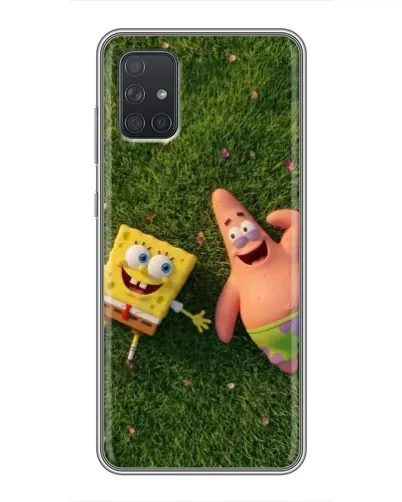 Чехол для Samsung Galaxy A72 с картинкой «Друзья на лужайке» Чехол для Samsung Galaxy A72 с картинкой «Друзья на лужайке»