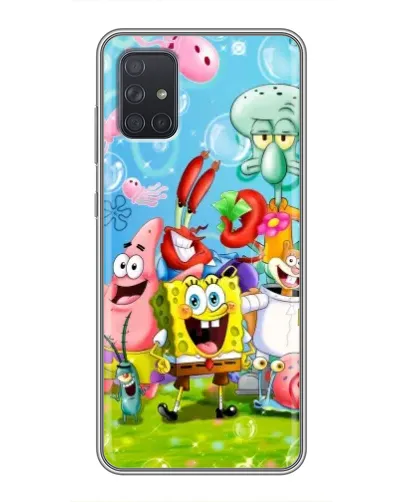Чехол для Samsung Galaxy A72 с картинкой «Губка Боб и друзья» Чехол для Samsung Galaxy A72 с картинкой «Губка Боб и друзья»