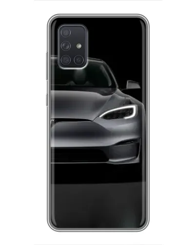 Чехол для Samsung Galaxy A72 с картинкой «Tesla Model S Look» Чехол для Samsung Galaxy A72 с картинкой «Tesla Model S Look»