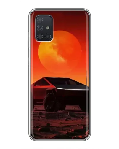 Чехол для Samsung Galaxy A72 с картинкой «Cybertruck на Марсе» Чехол для Samsung Galaxy A72 с картинкой «Cybertruck на Марсе»