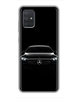 Чехол для Samsung Galaxy A72 с картинкой «Mercedes Vision — концепт»
