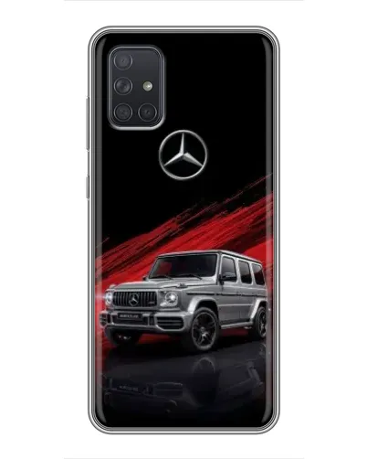 Чехол для Samsung Galaxy A72 с картинкой «Mercedes G-Class красный» Чехол для Samsung Galaxy A72 с картинкой «Mercedes G-Class красный»