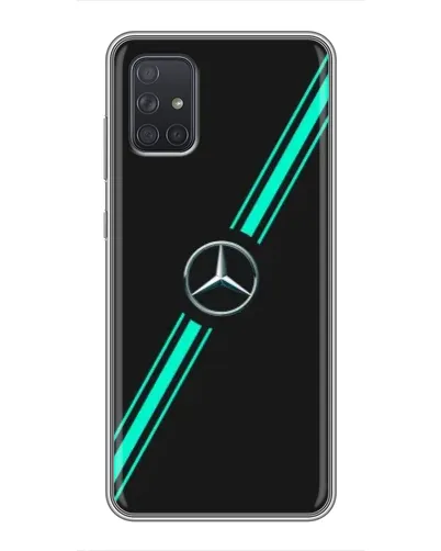 Чехол для Samsung Galaxy A72 с картинкой «Спортивные линии Mercedes» Чехол для Samsung Galaxy A72 с картинкой «Спортивные линии Mercedes»