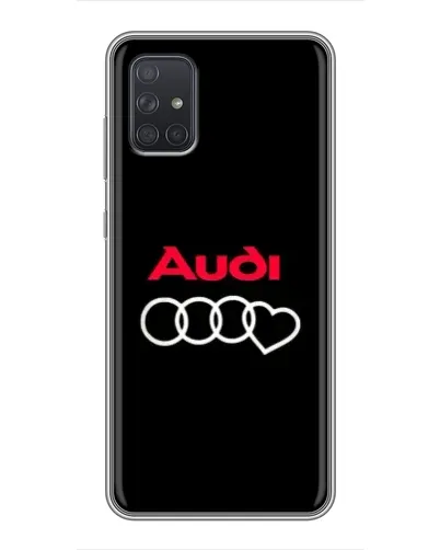 Чехол для Samsung Galaxy A72 с картинкой «Логотип Audi Heart» Чехол для Samsung Galaxy A72 с картинкой «Логотип Audi Heart»