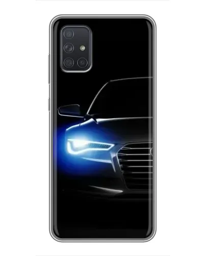 Чехол для Samsung Galaxy A72 с картинкой «Неоновый взгляд Audi» Чехол для Samsung Galaxy A72 с картинкой «Неоновый взгляд Audi»