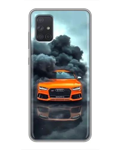 Чехол для Samsung Galaxy A72 с картинкой «Audi в облаках дыма» Чехол для Samsung Galaxy A72 с картинкой «Audi в облаках дыма»