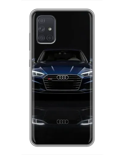 Чехол для Samsung Galaxy A72 с картинкой «Audi — ночное отражение» Чехол для Samsung Galaxy A72 с картинкой «Audi — ночное отражение»
