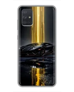 Чехол для Samsung Galaxy A72 с картинкой «Ночной Lamborghini драйв» Чехол для Samsung Galaxy A72 с картинкой «Ночной Lamborghini драйв»