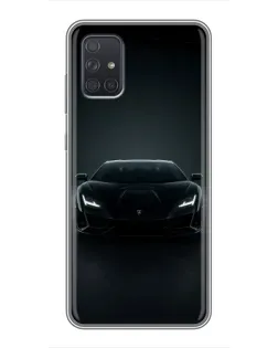 Чехол для Samsung Galaxy A72 с картинкой «Черный Lamborghini Aventador» Чехол для Samsung Galaxy A72 с картинкой «Черный Lamborghini Aventador»