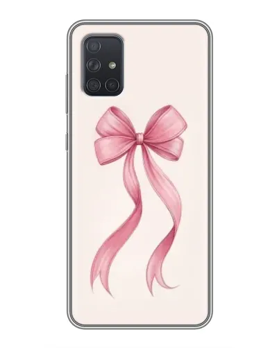 Чехол для Samsung Galaxy A72 с картинкой «Розовый бант»