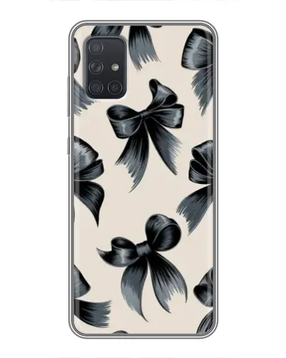 Чехол для Samsung Galaxy A72 с картинкой «Банты Coquette»
