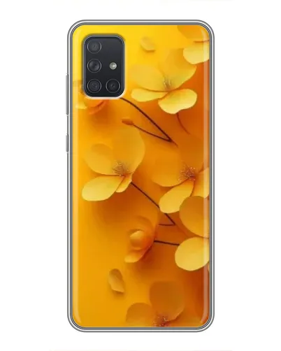 Чехол для Samsung Galaxy A72 с картинкой «Золотые лепестки» Чехол для Samsung Galaxy A72 с картинкой «Золотые лепестки»