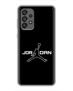 Чехол для Samsung Galaxy A73 (5G) с картинкой «Nike Pink Swirl»