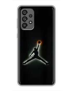 Чехол для Samsung Galaxy A73 (5G) с картинкой «Jordan Gradient Logo»
