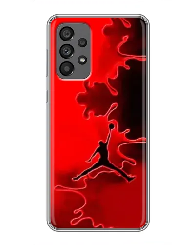Чехол для Samsung Galaxy A73 (5G) с картинкой «Jordan Red Smoke»