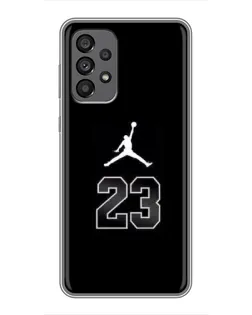 Чехол для Samsung Galaxy A73 (5G) с картинкой «Jordan Flight 23»