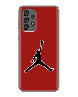 Чехол для Samsung Galaxy A73 (5G) с картинкой «Jordan Red Back»