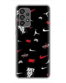 Чехол для Samsung Galaxy A73 (5G) с картинкой «Nike Mix Pattern»