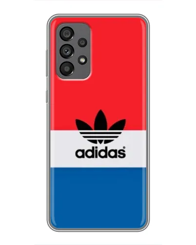 Чехол для Samsung Galaxy A73 (5G) с картинкой «Ретро блоки Adidas» Чехол для Samsung Galaxy A73 (5G) с картинкой «Ретро блоки Adidas»