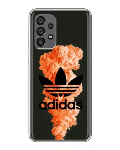 Чехол для Samsung Galaxy A73 (5G) с картинкой «Оранжевый дым Adidas» Чехол для Samsung Galaxy A73 (5G) с картинкой «Оранжевый дым Adidas»