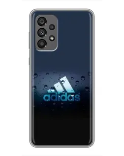 Чехол для Samsung Galaxy A73 (5G) с картинкой «Adidas Water Drops» Чехол для Samsung Galaxy A73 (5G) с картинкой «Adidas Water Drops»