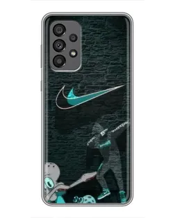 Чехол для Samsung Galaxy A73 (5G) с картинкой «Спортивный арт Nike»