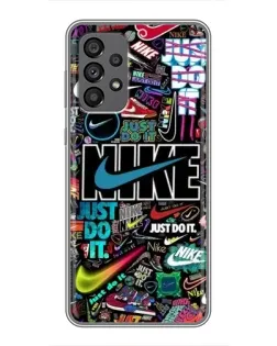 Чехол для Samsung Galaxy A73 (5G) с картинкой «Яркий коллаж Nike»