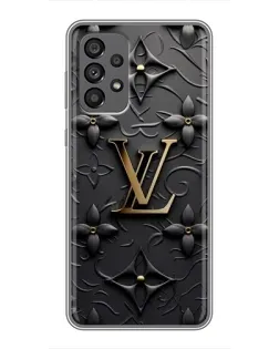 Чехол для Samsung Galaxy A73 (5G) с картинкой «Кожаная текстура LV»