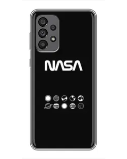Чехол для Samsung Galaxy A73 (5G) с картинкой «NASA — технический принт» Чехол для Samsung Galaxy A73 (5G) с картинкой «NASA — технический принт»