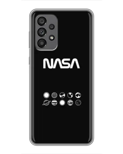 Чехол для Samsung Galaxy A73 (5G) с картинкой «NASA — технический принт» Чехол для Samsung Galaxy A73 (5G) с картинкой «NASA — технический принт»