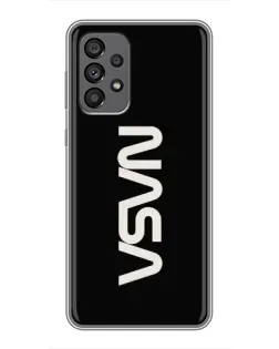 Чехол для Samsung Galaxy A73 (5G) с картинкой «NASA — вертикальный логотип» Чехол для Samsung Galaxy A73 (5G) с картинкой «NASA — вертикальный логотип»