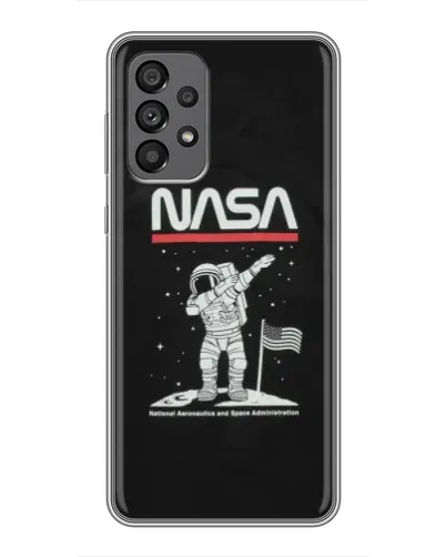 Чехол для Samsung Galaxy A73 (5G) с картинкой «NASA — шагаем по Луне» Чехол для Samsung Galaxy A73 (5G) с картинкой «NASA — шагаем по Луне»