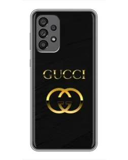 Чехол для Samsung Galaxy A73 (5G) с картинкой «Золотой логотип Gucci» Чехол для Samsung Galaxy A73 (5G) с картинкой «Золотой логотип Gucci»
