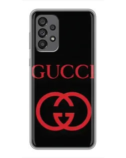 Чехол для Samsung Galaxy A73 (5G) с картинкой «Gucci — красный логотип» Чехол для Samsung Galaxy A73 (5G) с картинкой «Gucci — красный логотип»