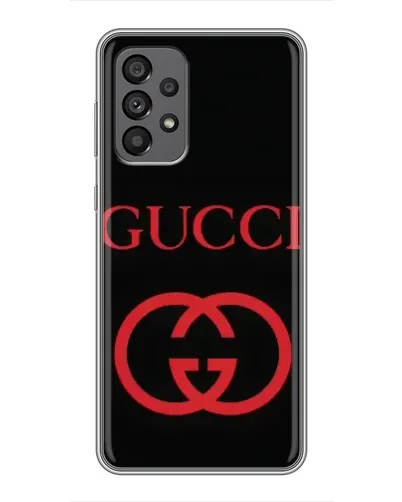 Чехол для Samsung Galaxy A73 (5G) с картинкой «Gucci — красный логотип» Чехол для Samsung Galaxy A73 (5G) с картинкой «Gucci — красный логотип»