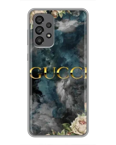 Чехол для Samsung Galaxy A73 (5G) с картинкой «Абстрактные цветы Gucci» Чехол для Samsung Galaxy A73 (5G) с картинкой «Абстрактные цветы Gucci»